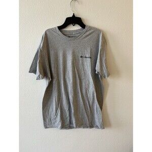 Columbia Men's PFG T-Shirt Short Sleeve Golden Retriever Print Gray, Size Large